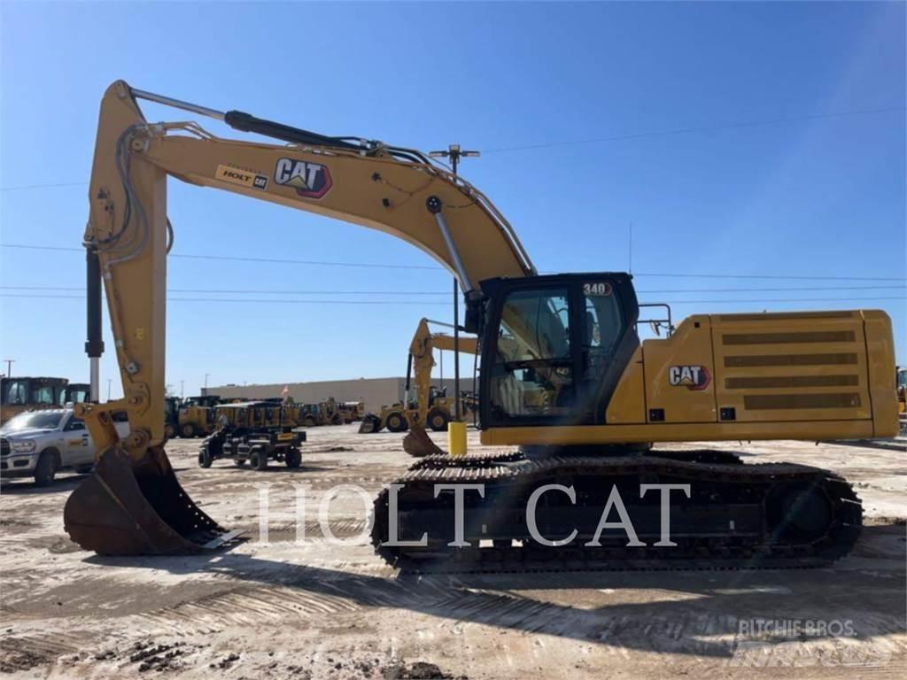 CAT 340 12 TC Chargeuse sur pneus