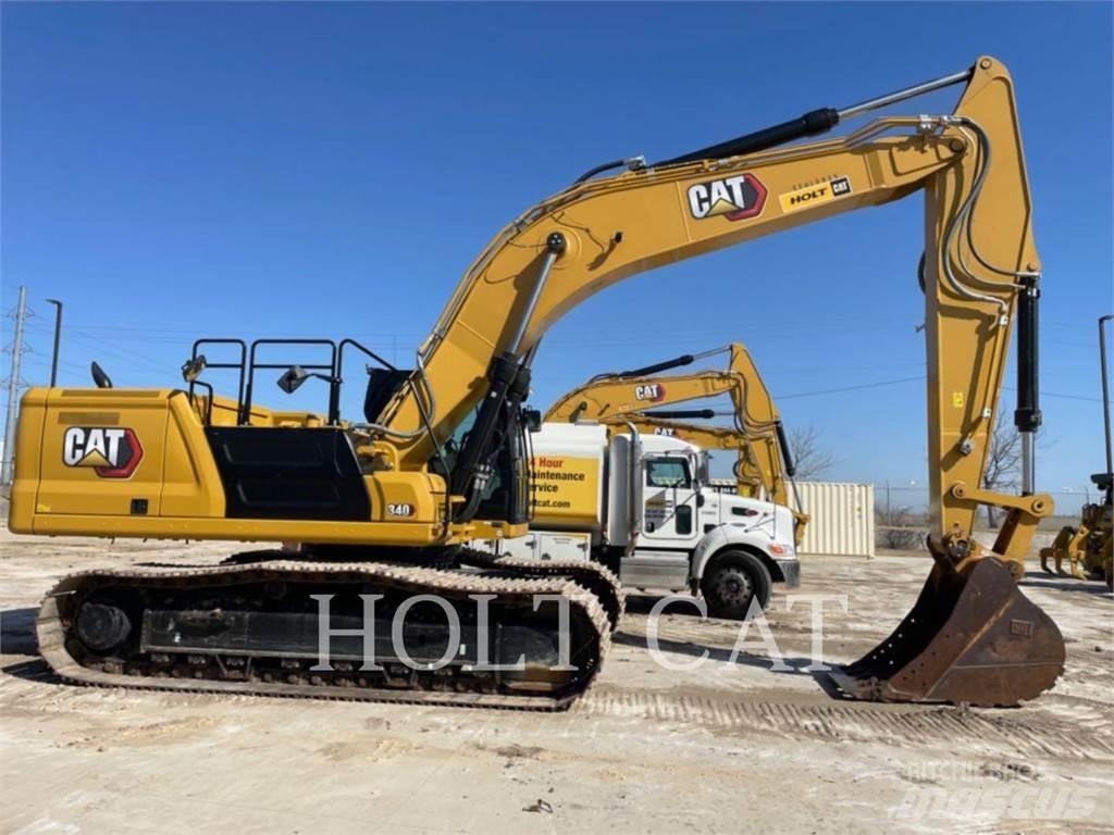 CAT 340 12 TC Chargeuse sur pneus