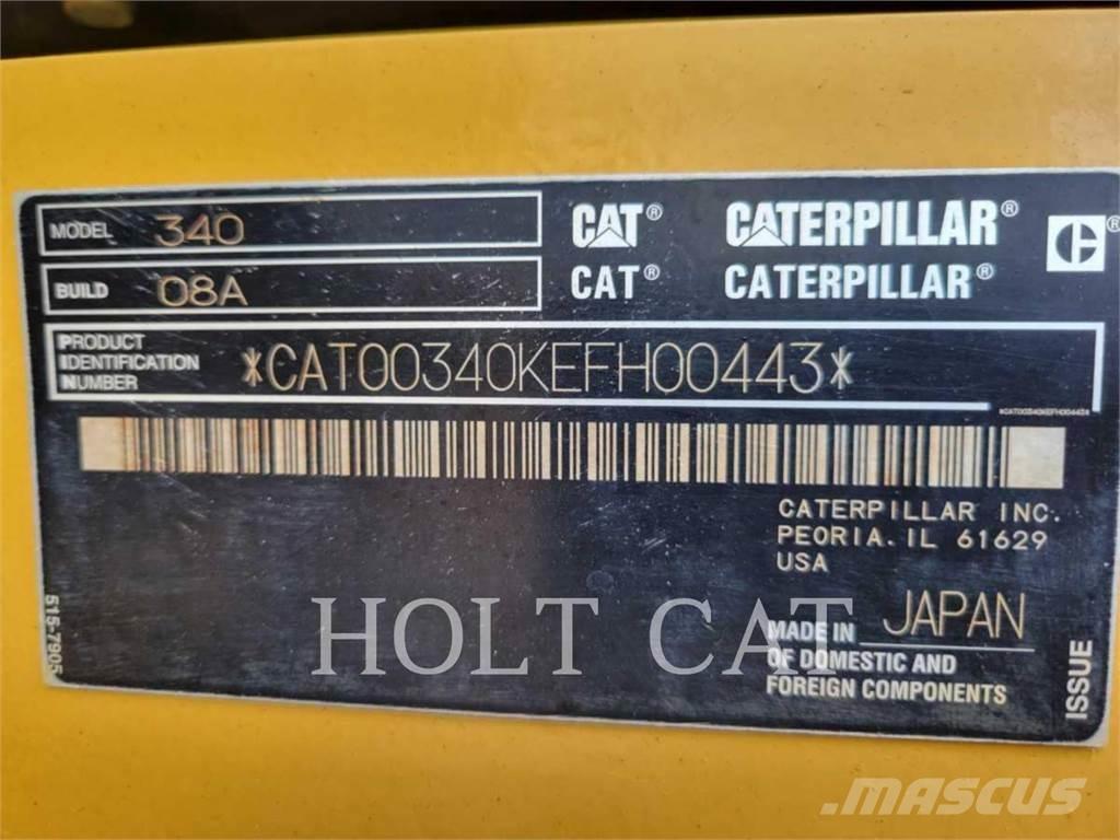 CAT 340 12 TC Pelle sur chenilles
