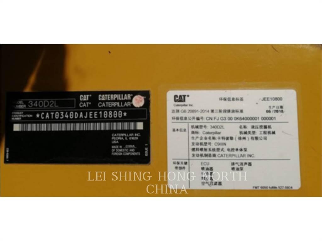 CAT 340D2L Pelle sur chenilles