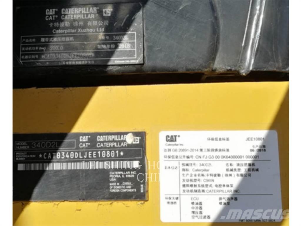 CAT 340D2L Pelle sur chenilles