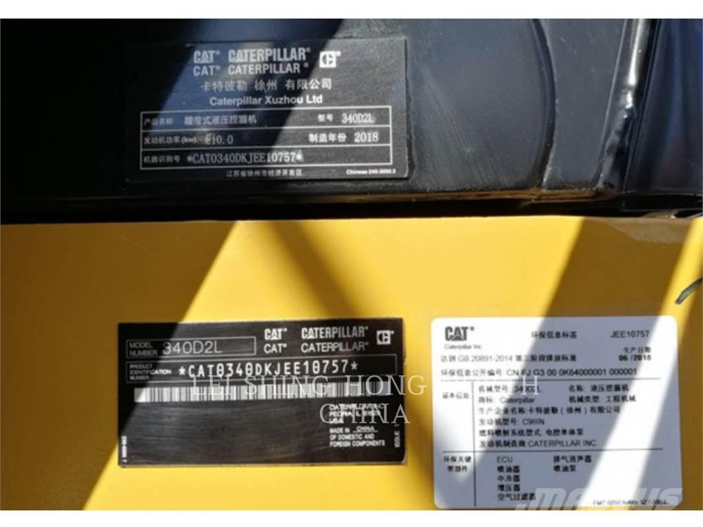 CAT 340D2L Pelle sur chenilles