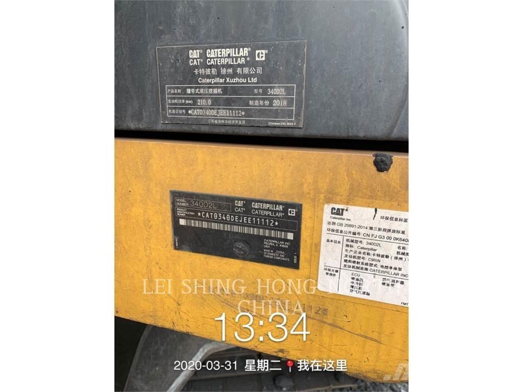 CAT 340D2L Pelle sur chenilles