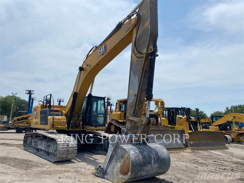 CAT 340THUMB Pelle sur chenilles