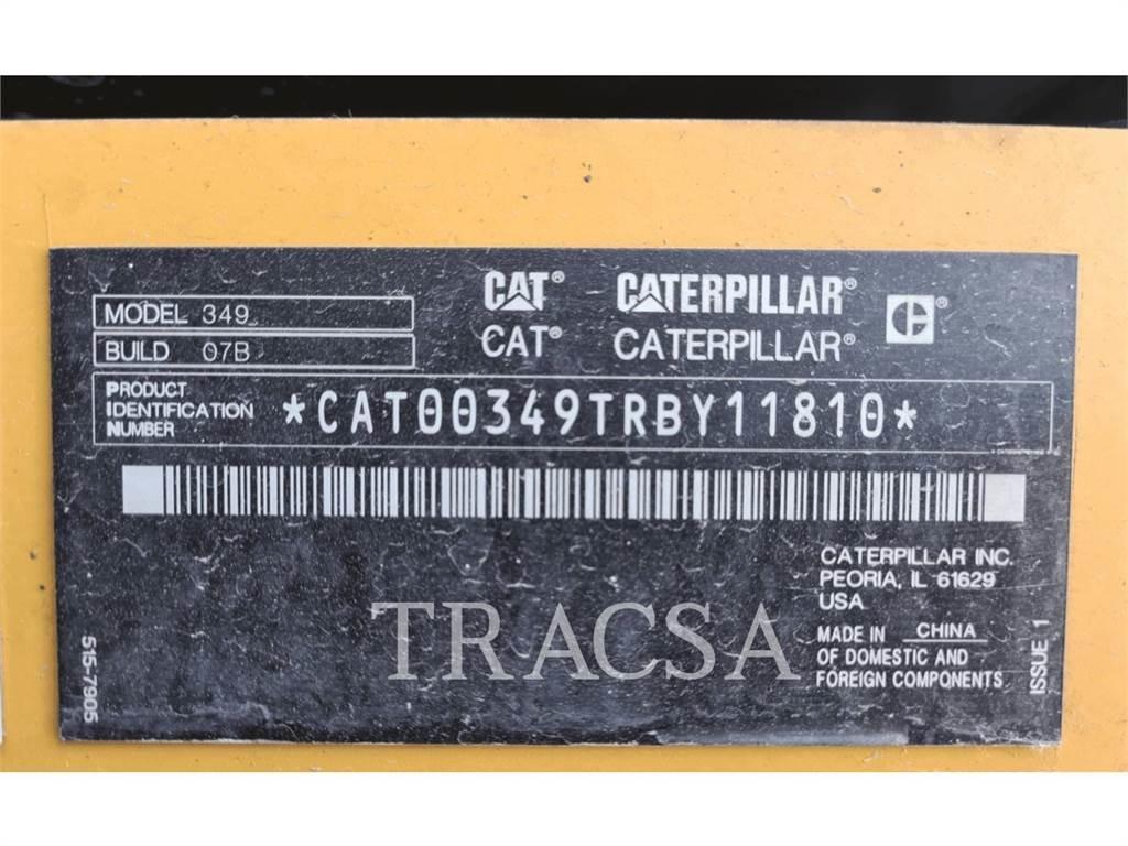 CAT 349 Pelle sur chenilles
