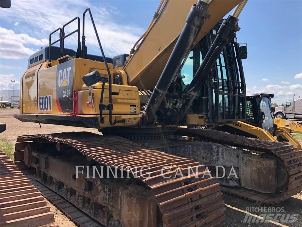 CAT 349F Pelle sur chenilles