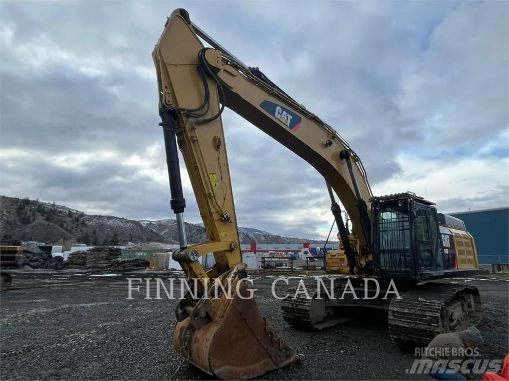 CAT 349F Pelle sur chenilles