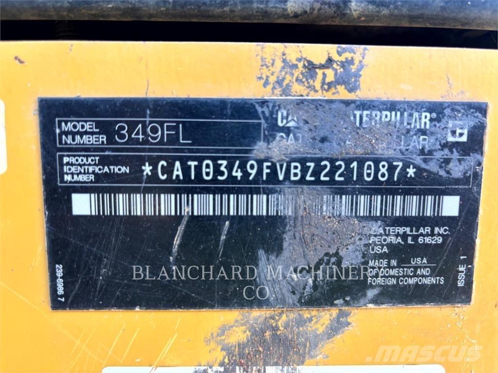 CAT 349F Pelle sur chenilles