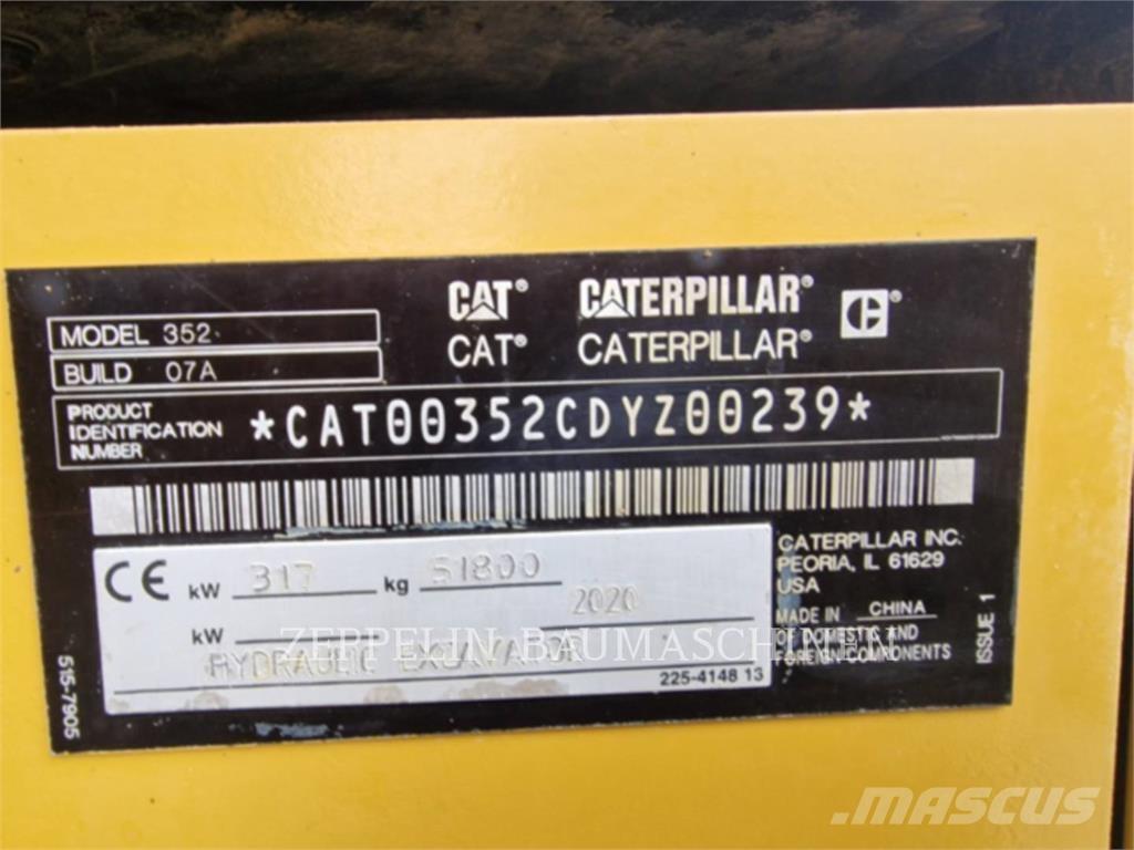 CAT 352-07A Pelle sur chenilles