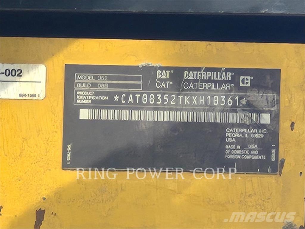 CAT 352-08 Pelle sur chenilles