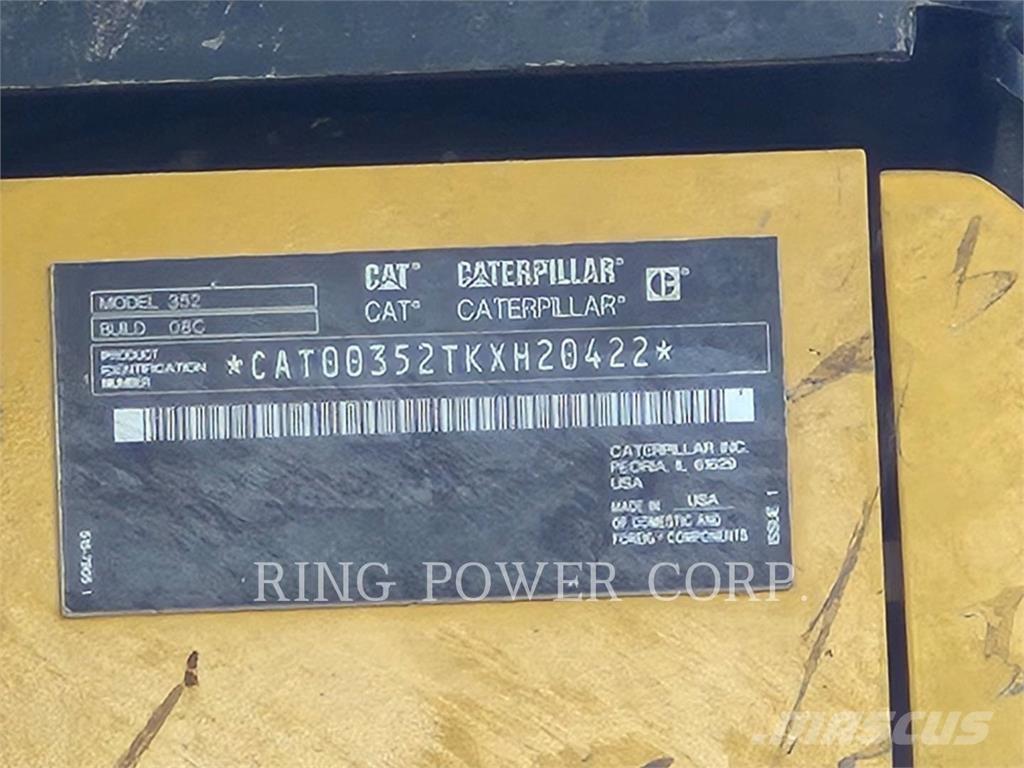 CAT 352-08 Pelle sur chenilles