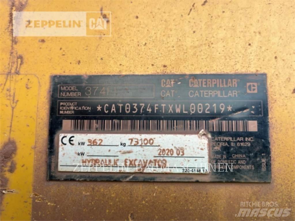 CAT 374FL Pelle sur chenilles