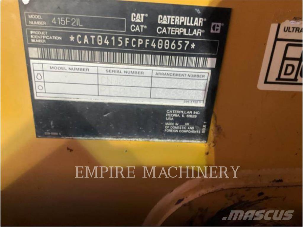 CAT 415F2 IL Chargeuse sur pneus