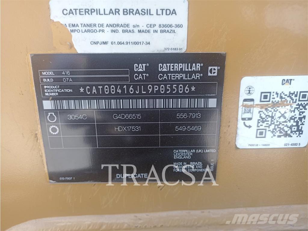 CAT 416 Tractopelle
