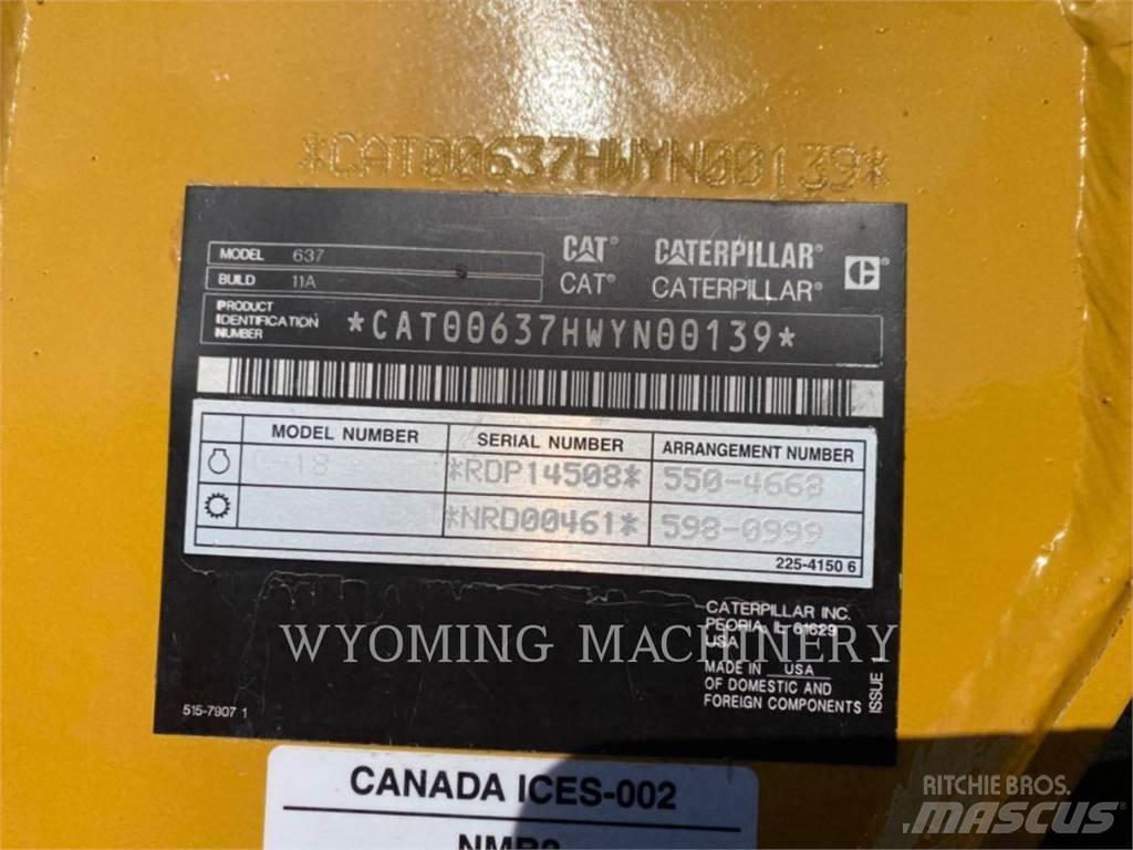 CAT 637 Scraper
