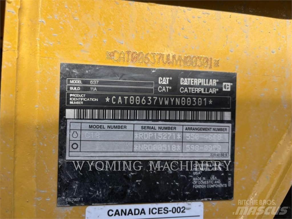 CAT 637 Scraper