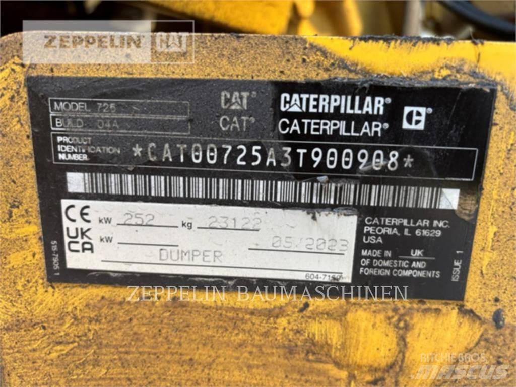 CAT 725-04A Tombereau articulé