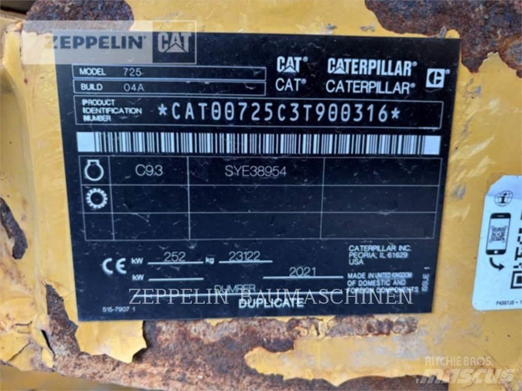 CAT 725-04A Tombereau articulé