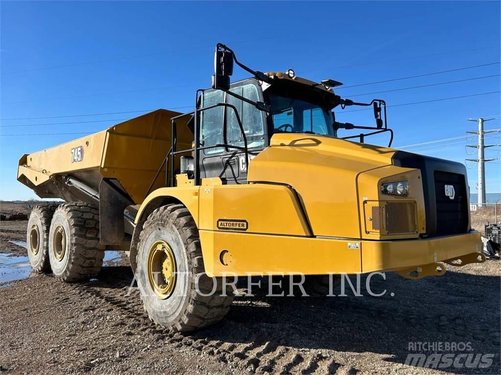 CAT 745-04 Tombereau articulé