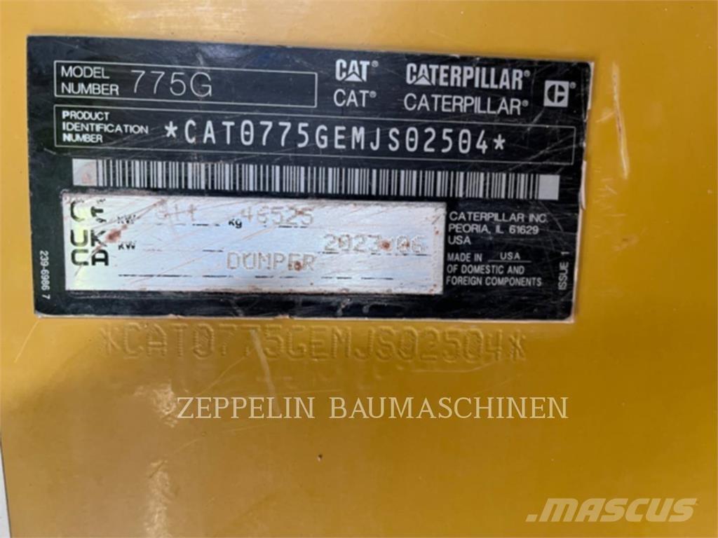 CAT 775G Tombereau articulé
