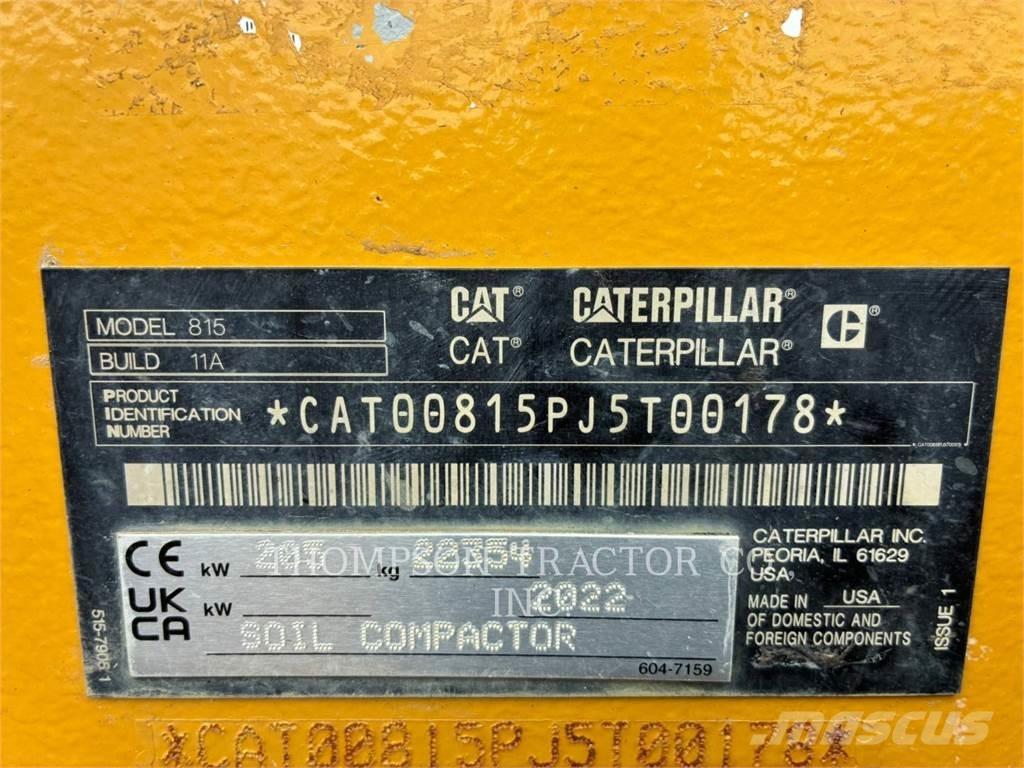 CAT 815 Compacteur de sol