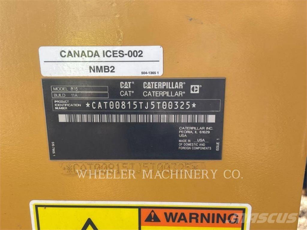 CAT 815 Rouleaux monocylindre