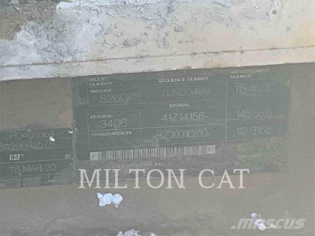 CAT 826G Compacteur de sol