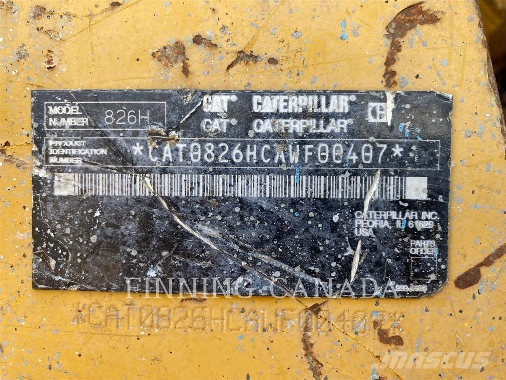 CAT 826H Compacteur de sol