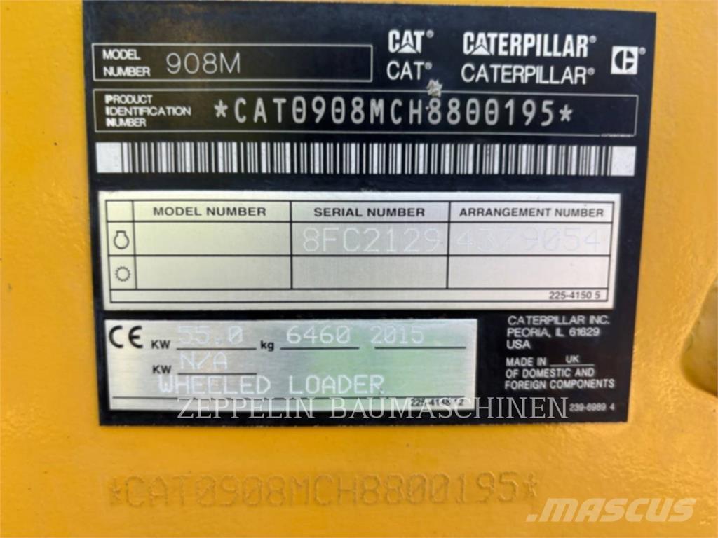 CAT 908M Chargeuse sur pneus