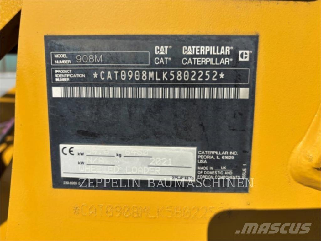 CAT 908M Chargeuse sur pneus