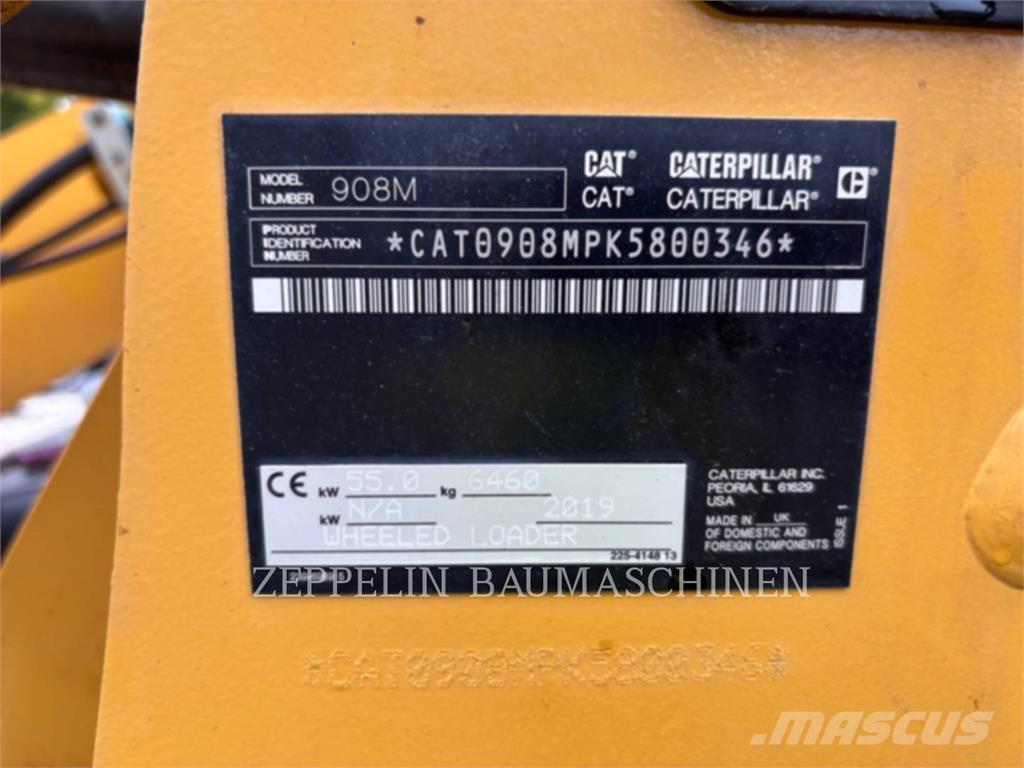 CAT 908M Chargeuse sur pneus