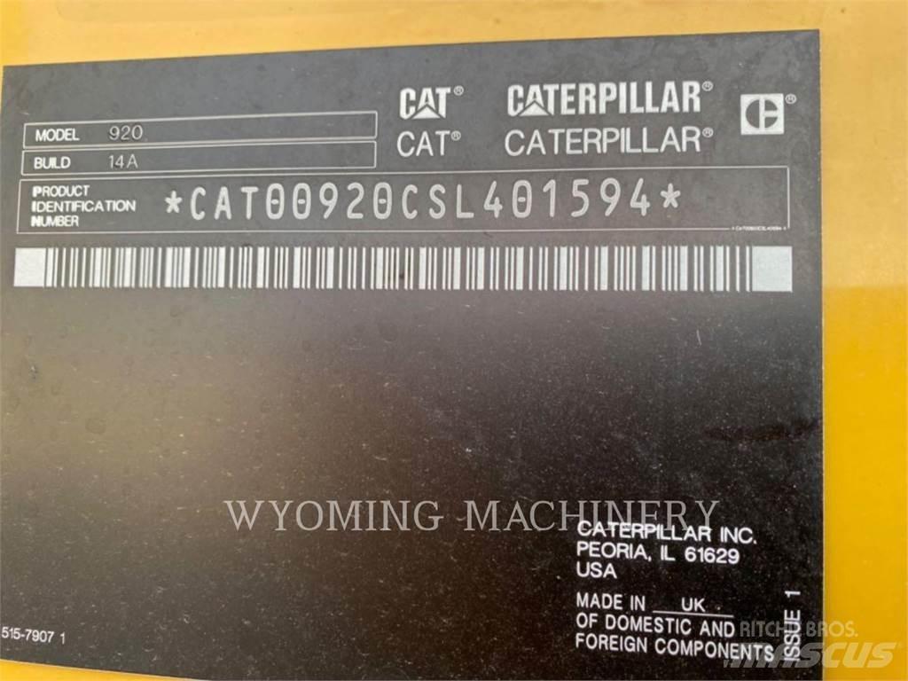 CAT 920 Chargeuse sur pneus