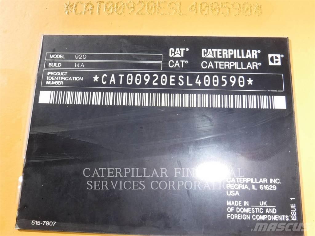 CAT 920-14 Chargeuse sur pneus