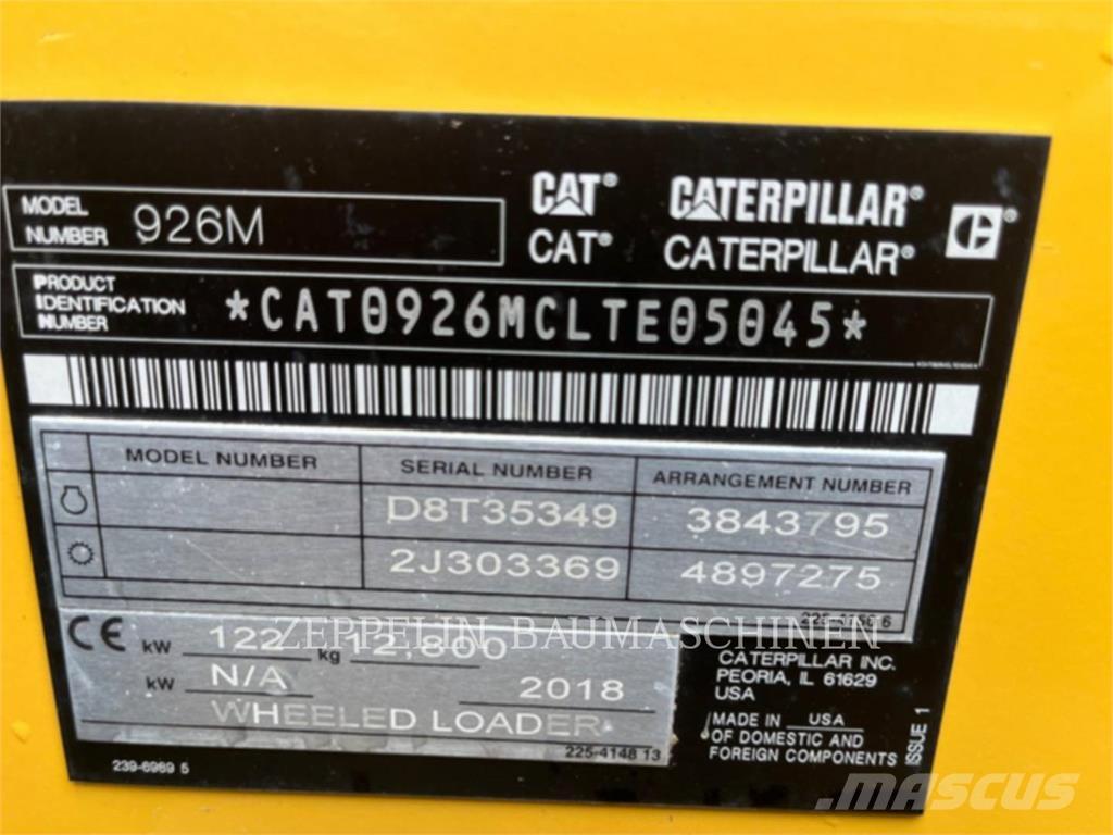 CAT 926M Chargeuse sur pneus