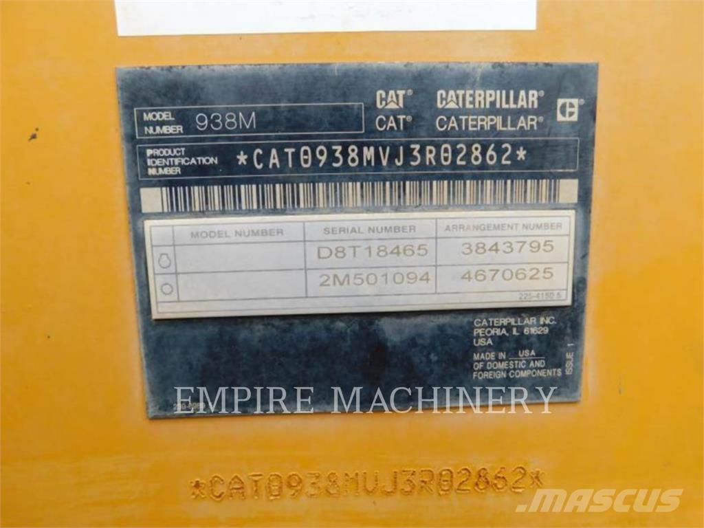 CAT 938M FC Chargeuse sur pneus
