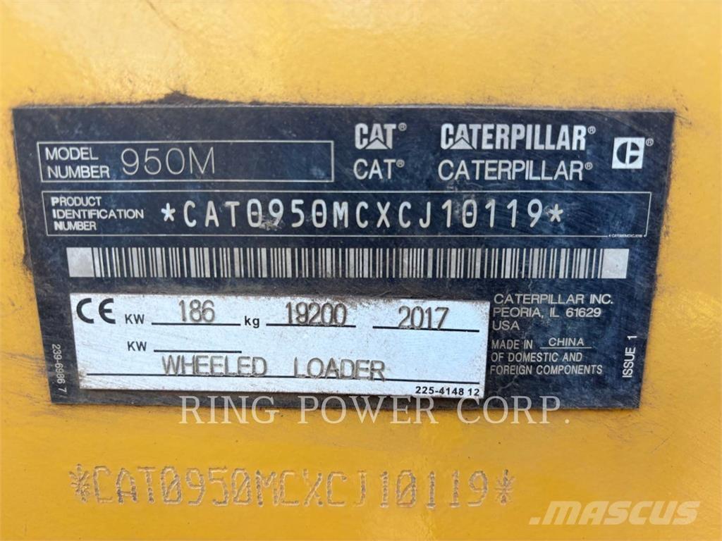CAT 950MQC Chargeuse sur pneus