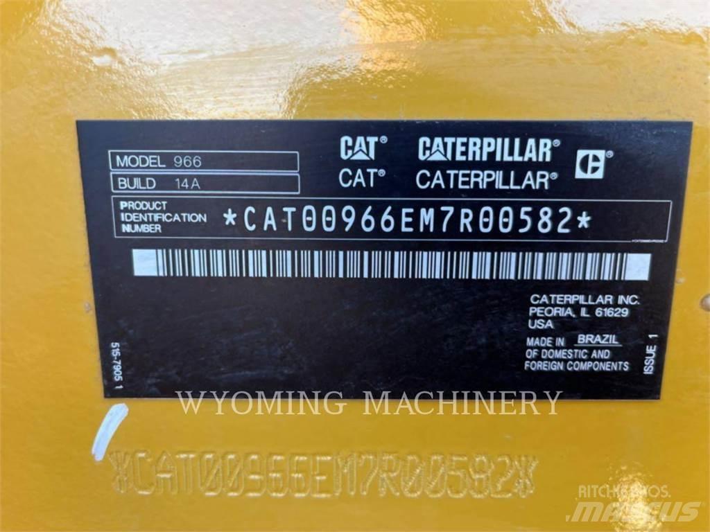 CAT 966 Chargeuse sur pneus