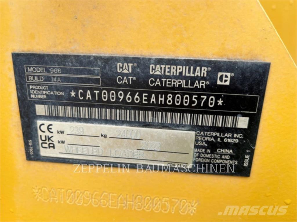 CAT 966 Chargeuse sur pneus