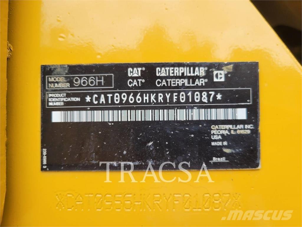CAT 966H Chargeuse sur pneus