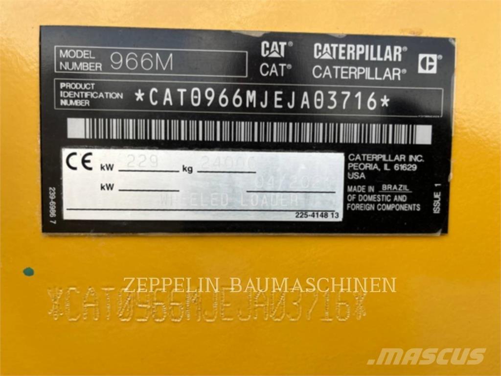 CAT 966M Chargeuse sur pneus
