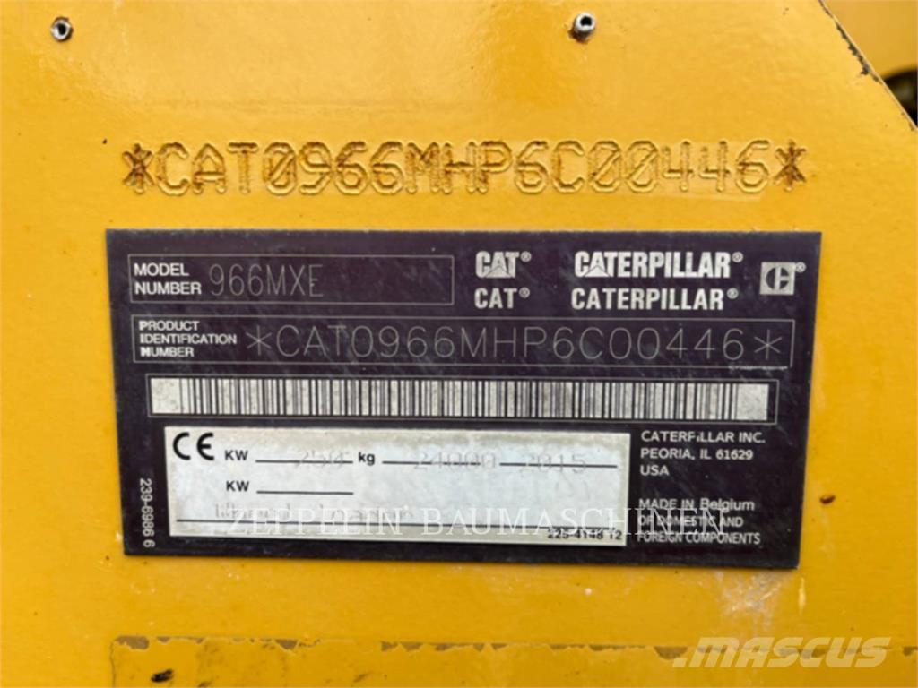 CAT 966MXE Chargeuse sur pneus