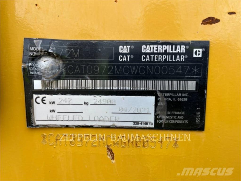 CAT 972M Chargeuse sur pneus