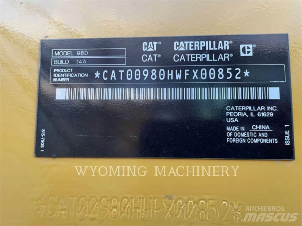 CAT 980 Chargeuse sur pneus