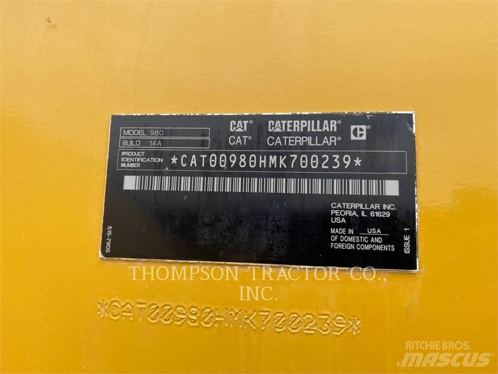 CAT 980 Chargeuse sur pneus