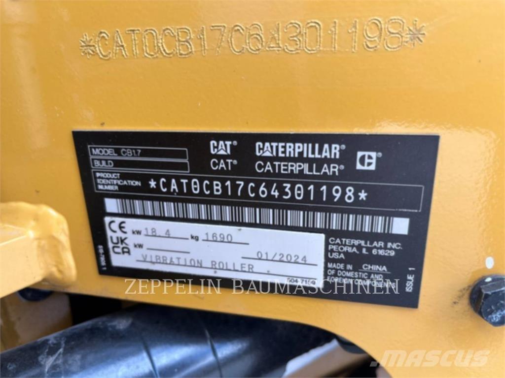 CAT CB1.7 Compacteur de sol