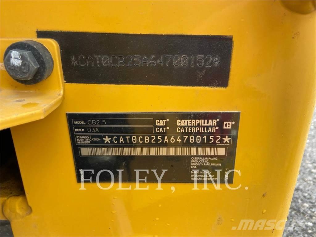 CAT CB2.5-03 Rouleaux tandem