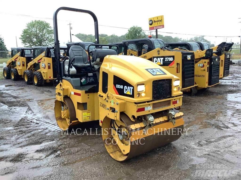 CAT CB24B Rouleaux tandem