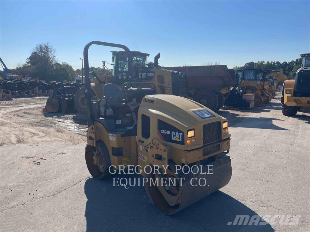 CAT CB24B Rouleaux tandem