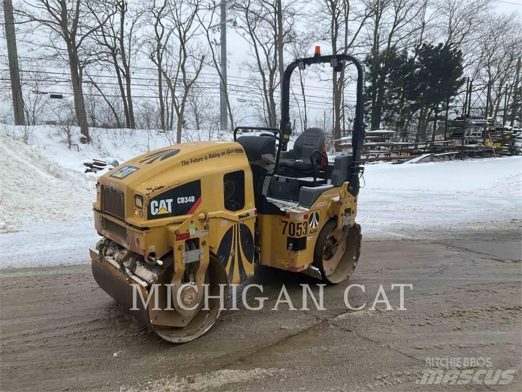 CAT CB34B Rouleaux monocylindre