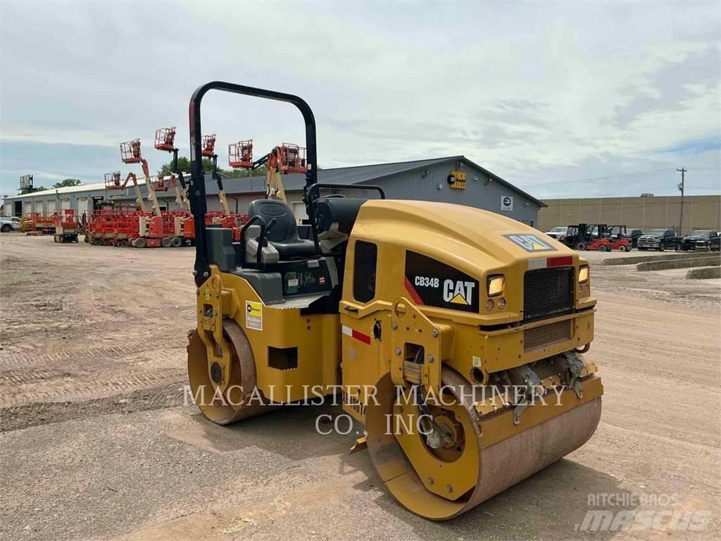 CAT CB34B Rouleaux tandem